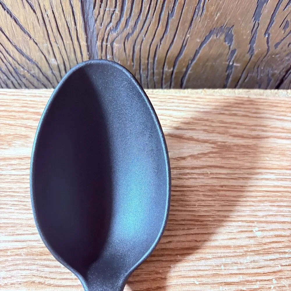 Black Large Plastic Serving Spoon Kitchen Utensils